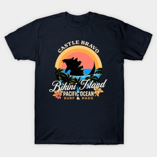 Bikini Island, Surf and Rads. T-Shirt